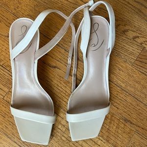 Cream Sam Edelman Heeled Sandal